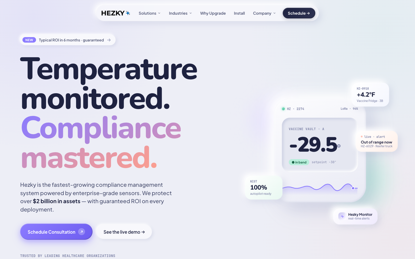 HEZKY homepage screenshot