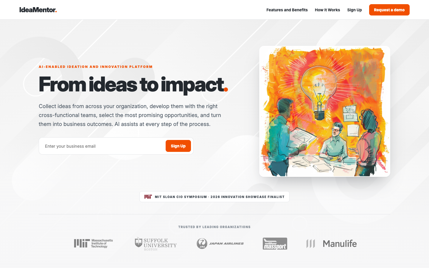 IdeaMentor landing_page
