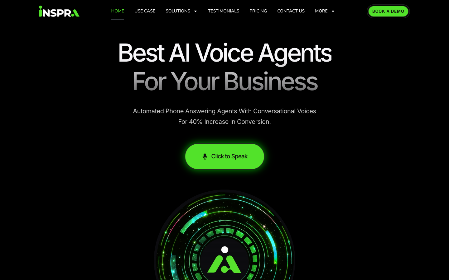 AI Voice Agents for Business landing_page