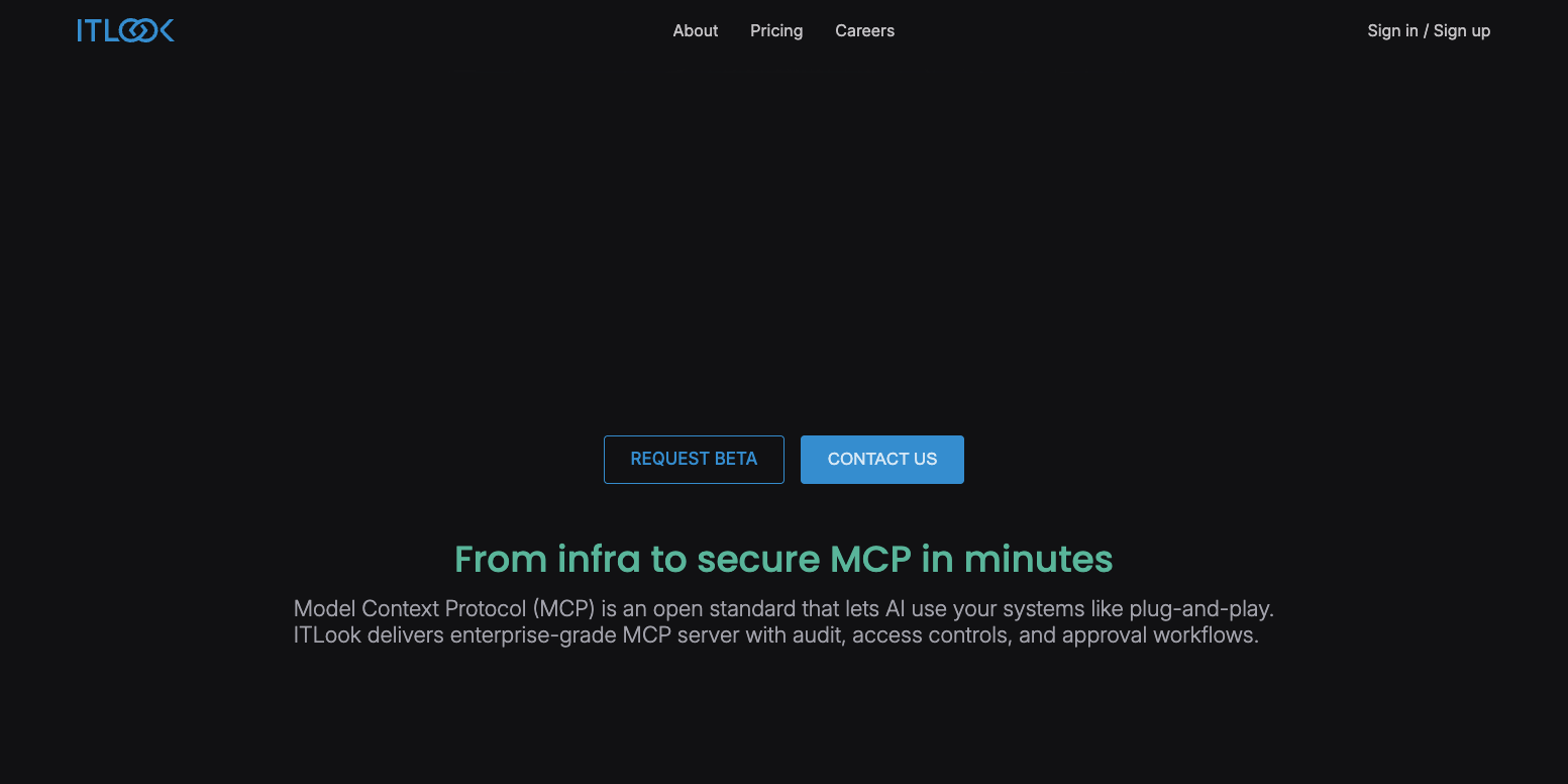 ITLook landing_page