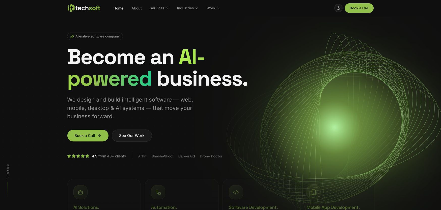Ittechsoft 首页截图