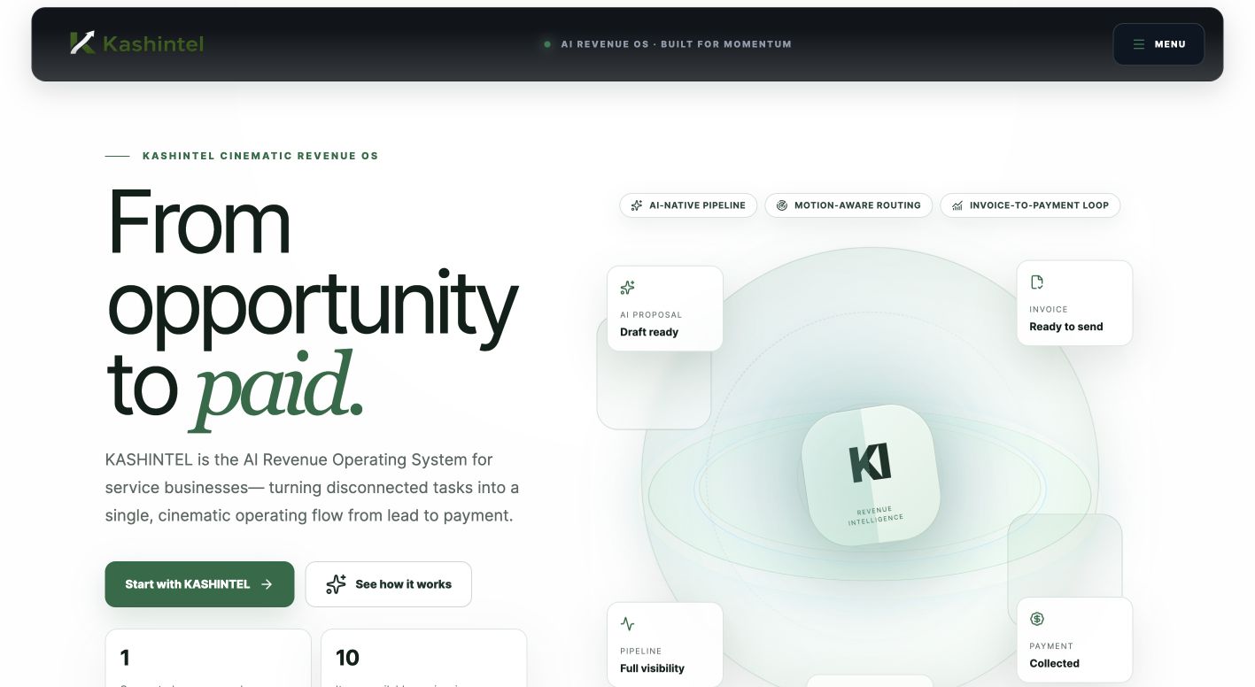 kashintel.com 首页截图