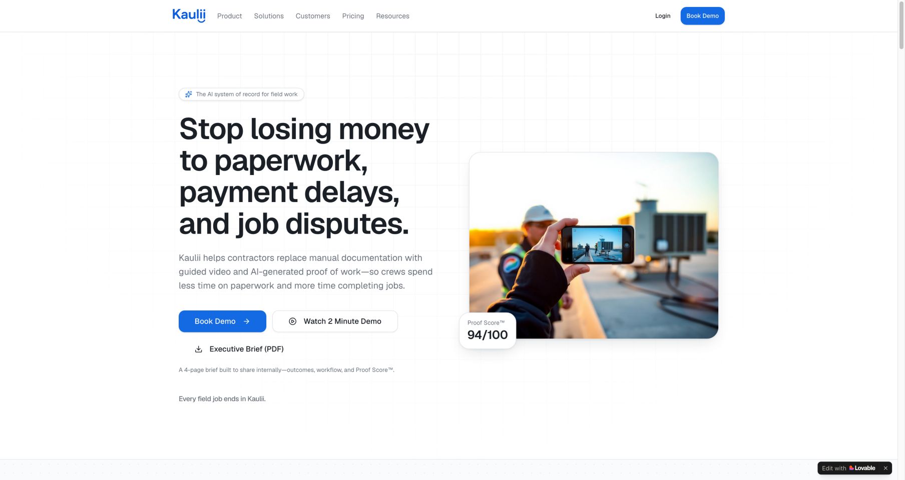 kaulii.com 首页截图