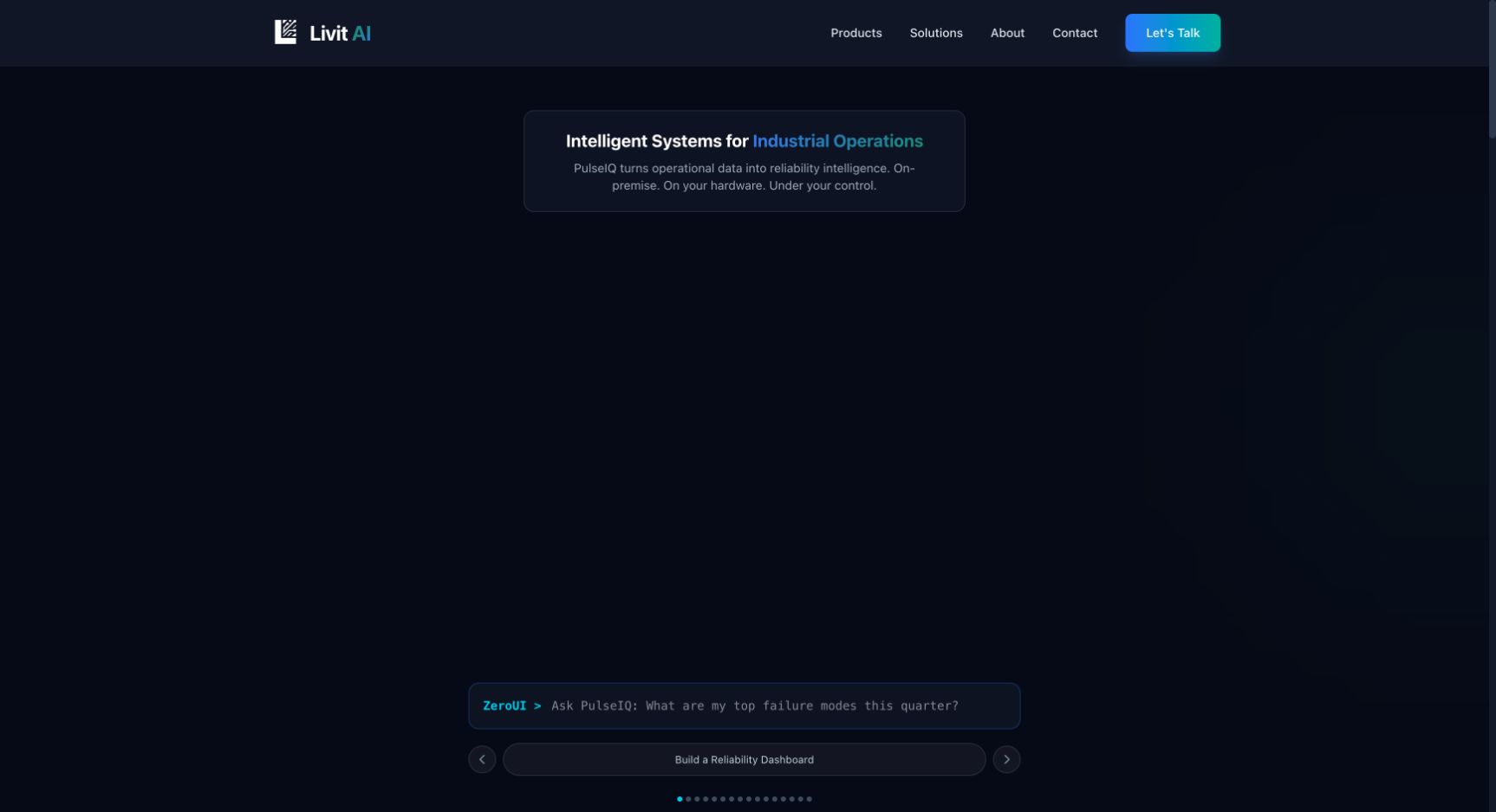 Livit AI landing_page