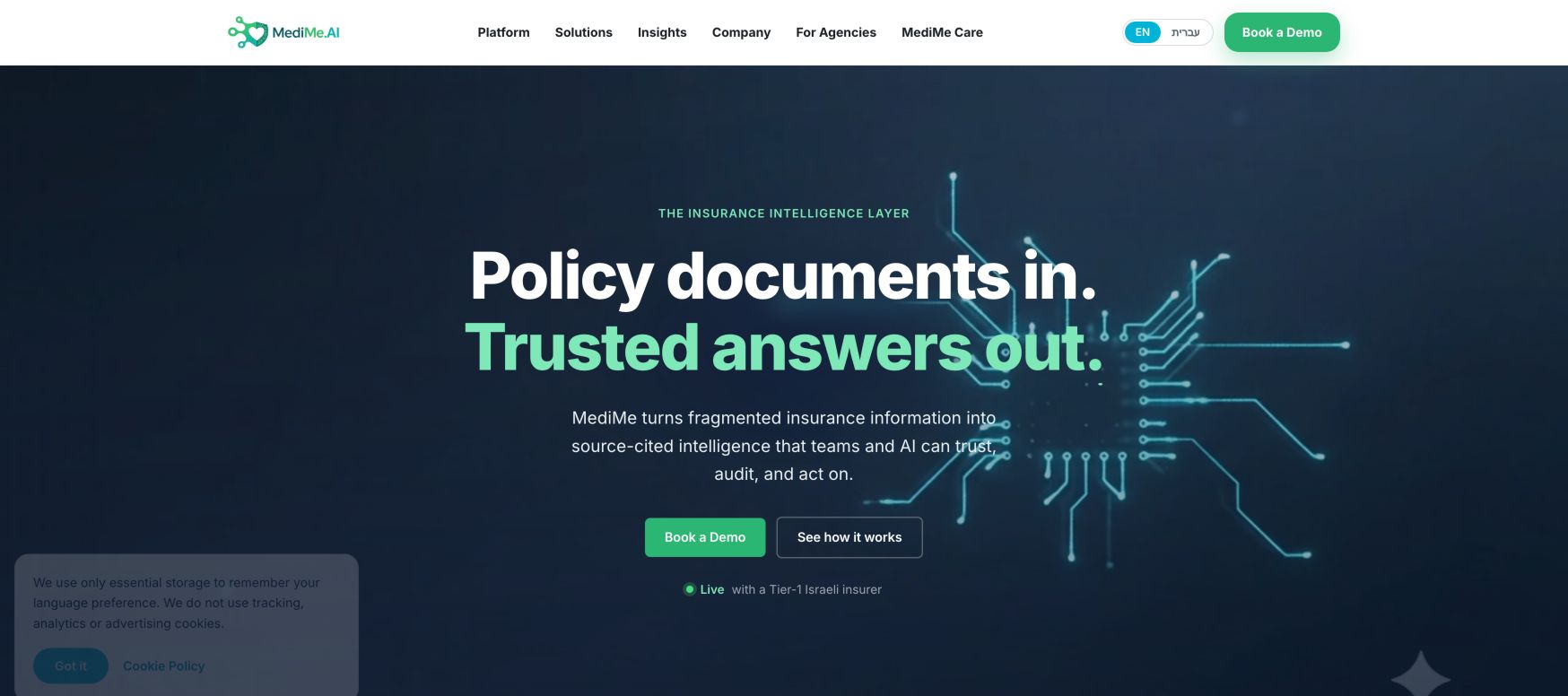 MediMe 首页截图