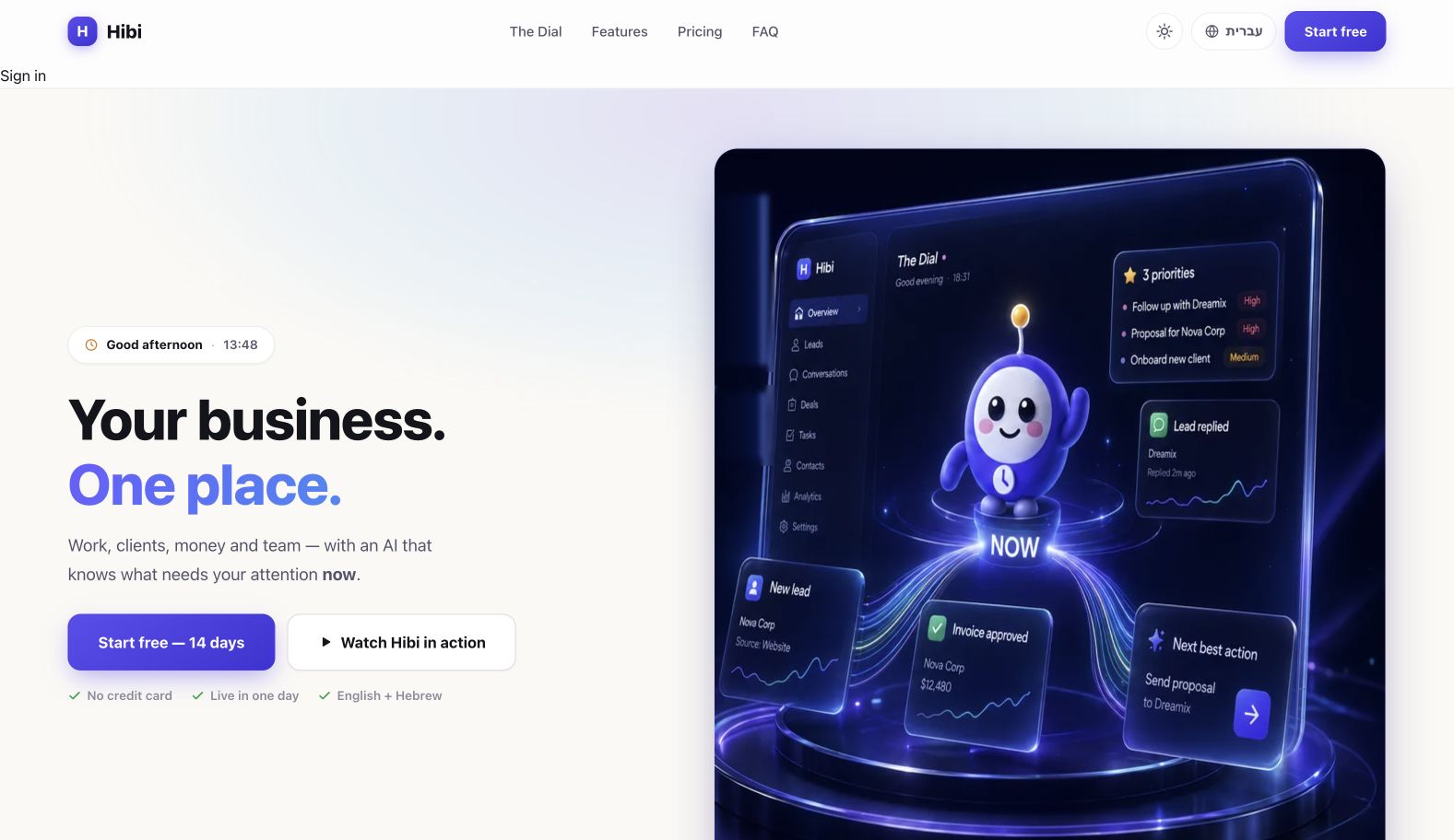 meethibi.com 首页截图
