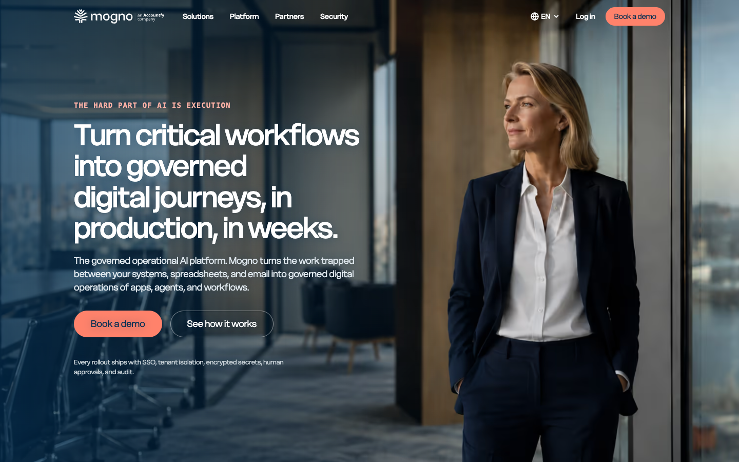 Mogno, the governed operational AI platform landing_page