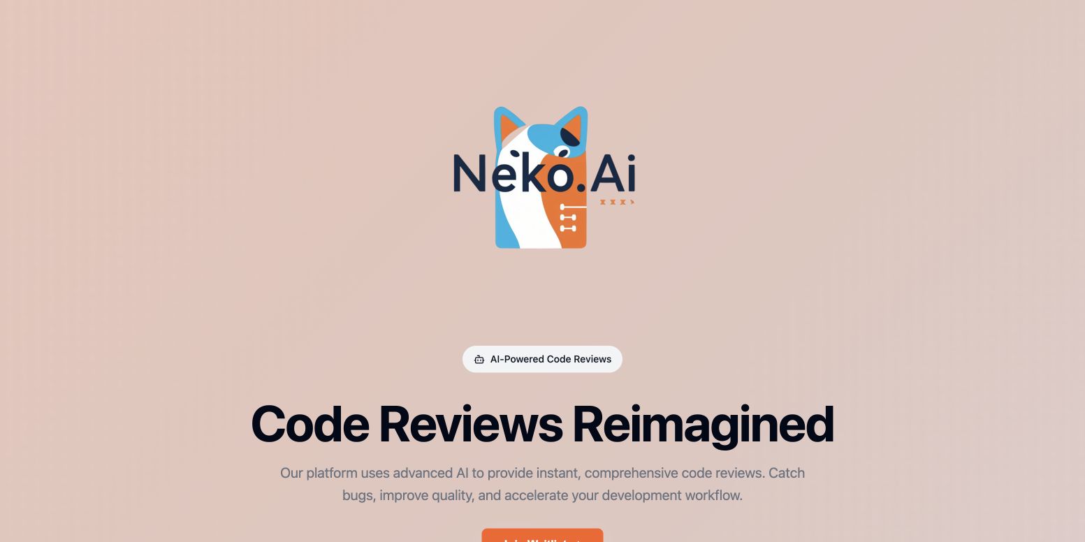 NekoAI CodeHealth 首页截图