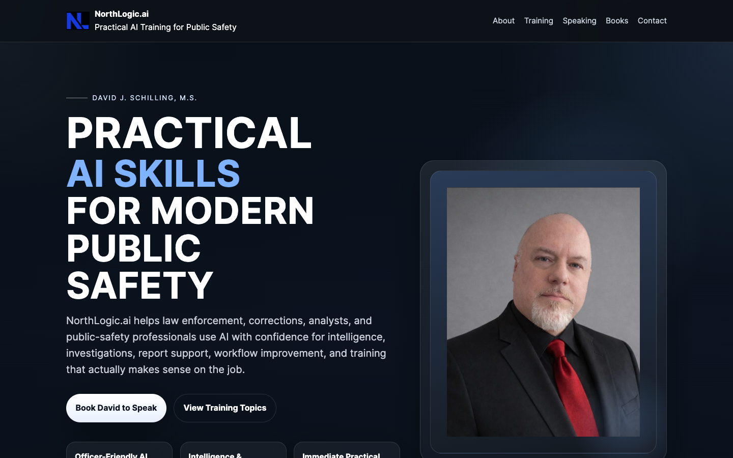 NorthLogic homepage screenshot