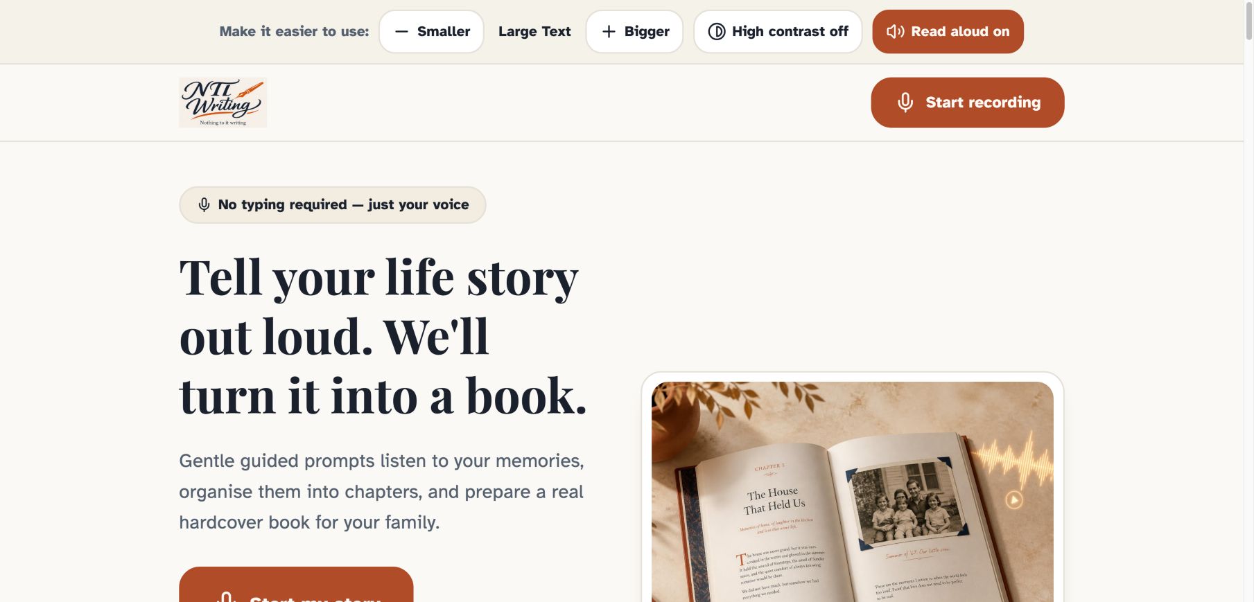 ntiwriting.com 首页截图