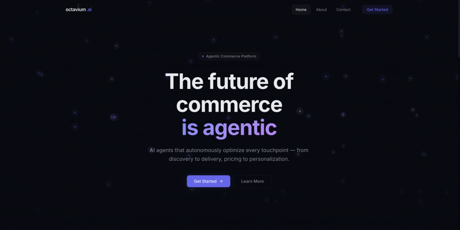 Octavium AI landing_page