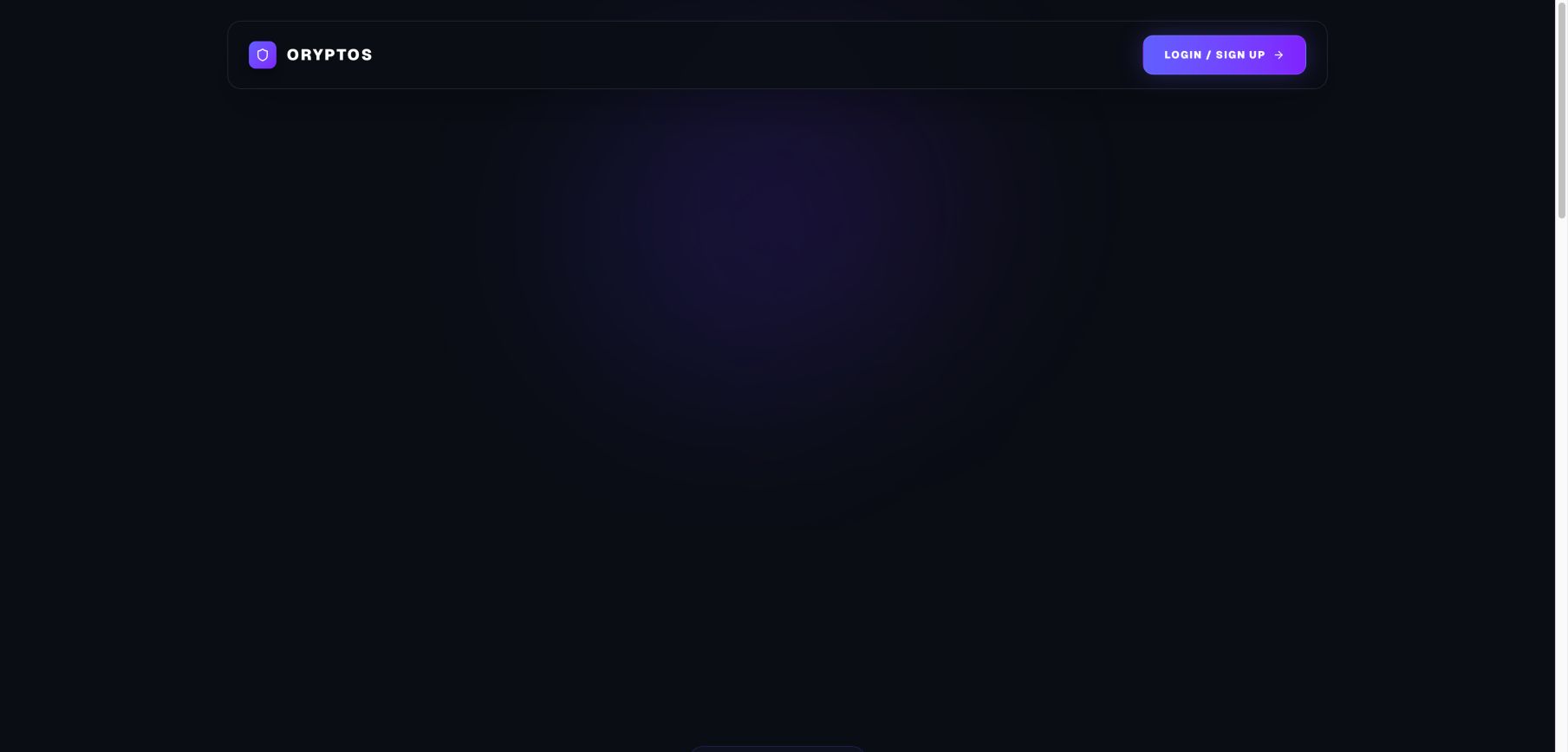 oryptos.com 首页截图