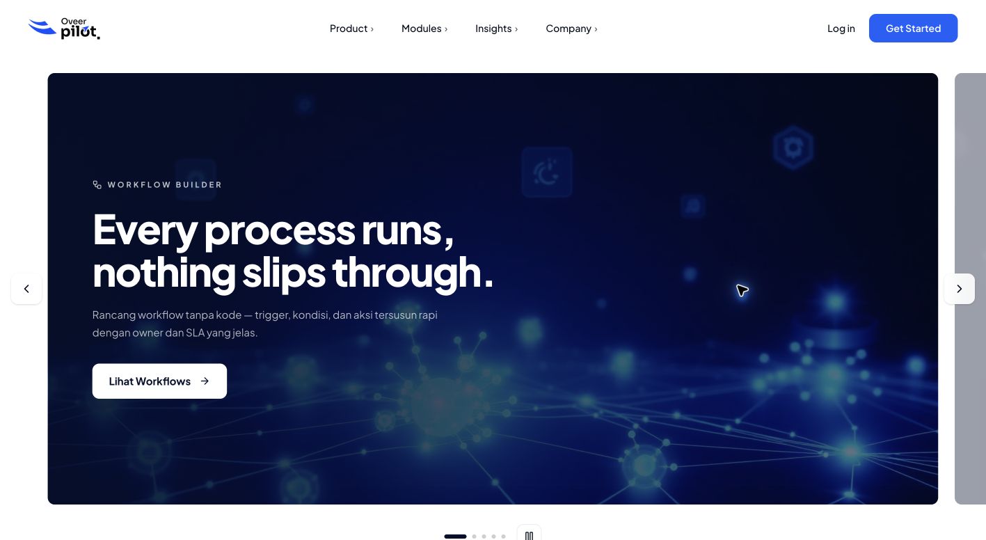 oveerpilot.com 首页截图