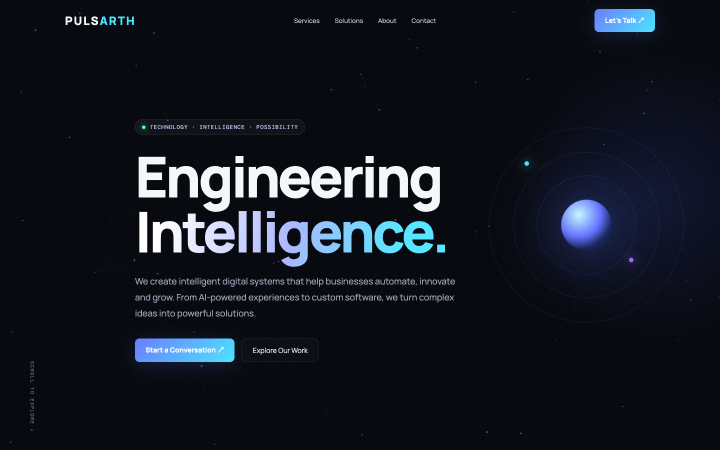 Pulsarth Technologies landing_page