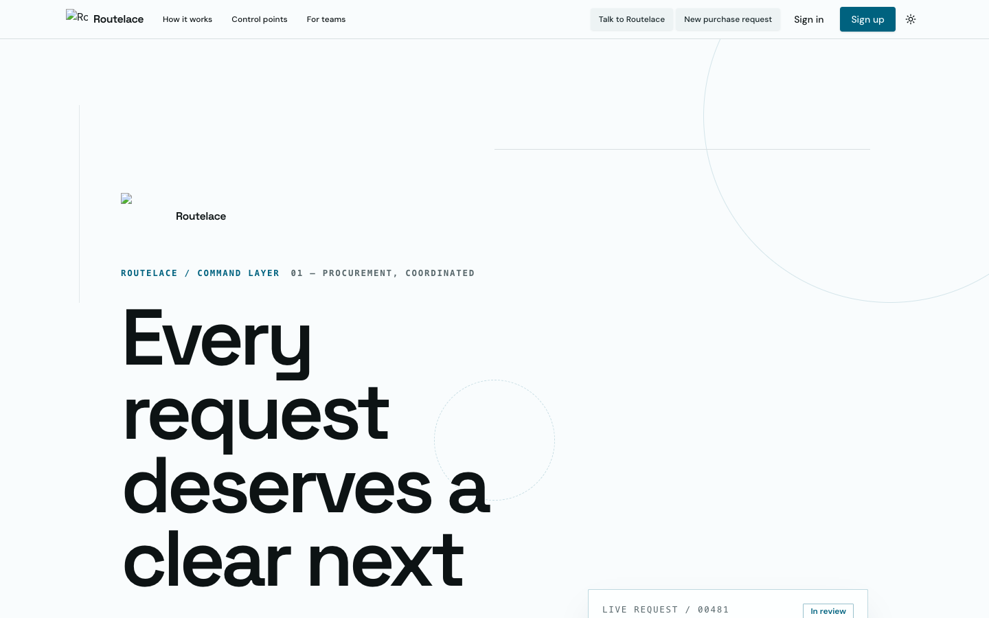 Routelace landing_page