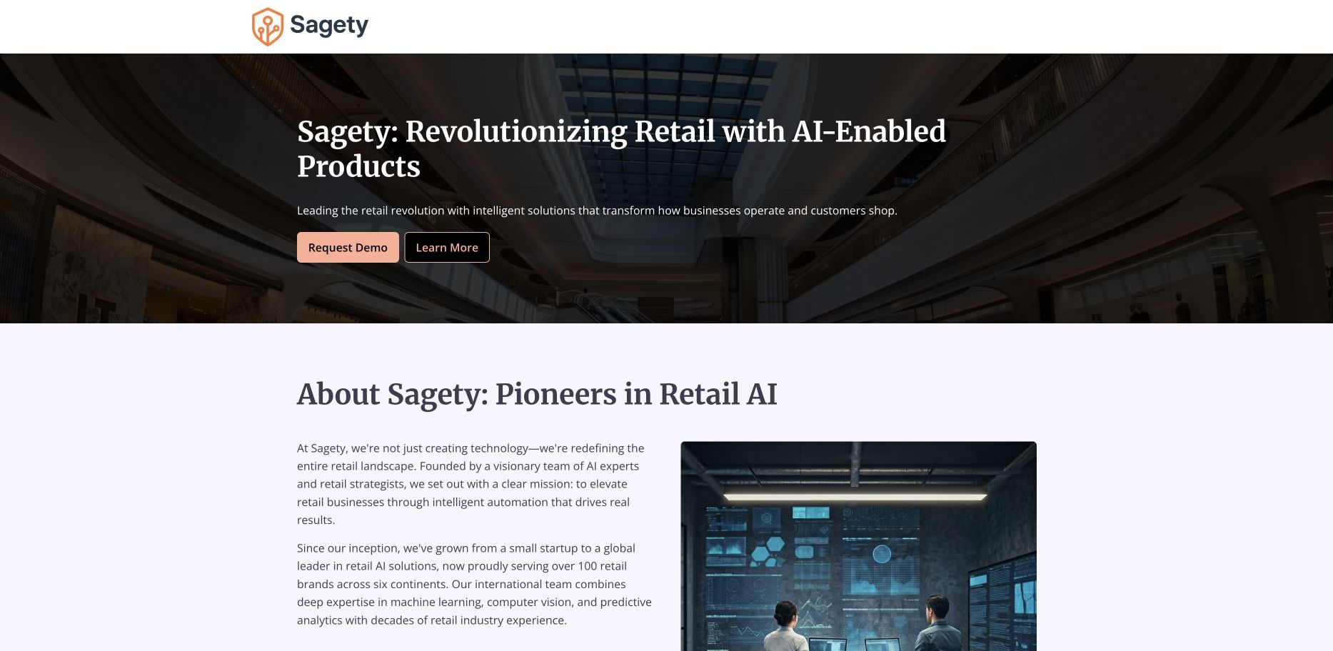 Sagety landing_page