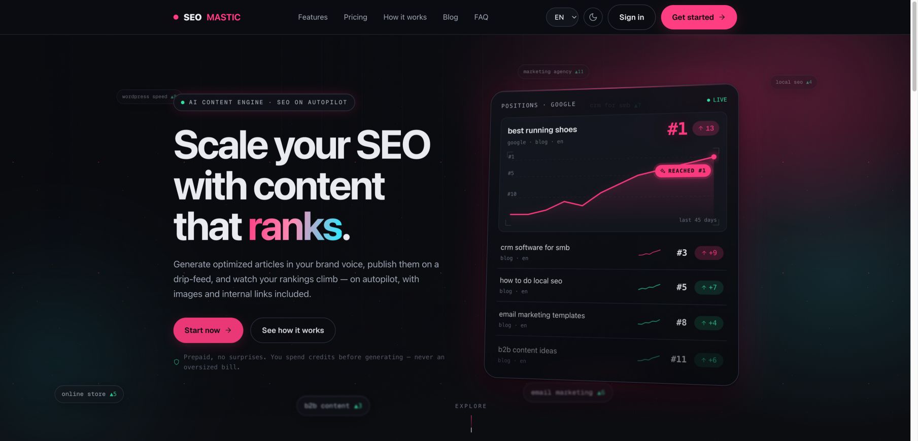 seomastic.com 首页截图