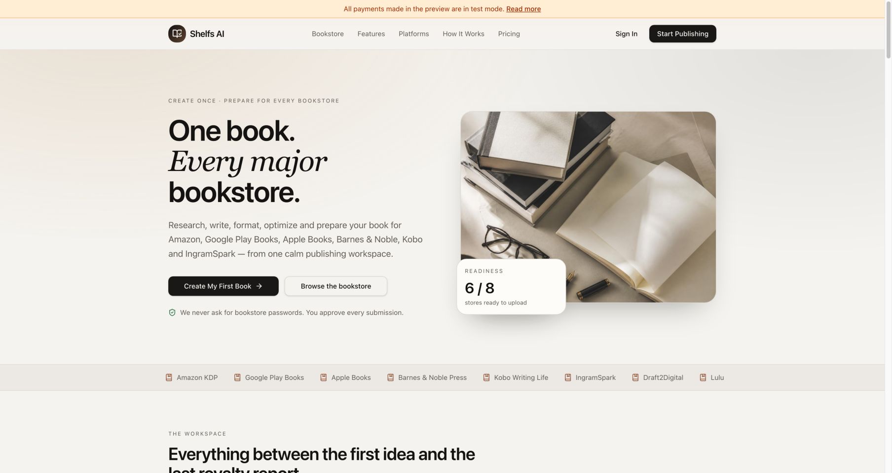 shelfsai.com 首页截图