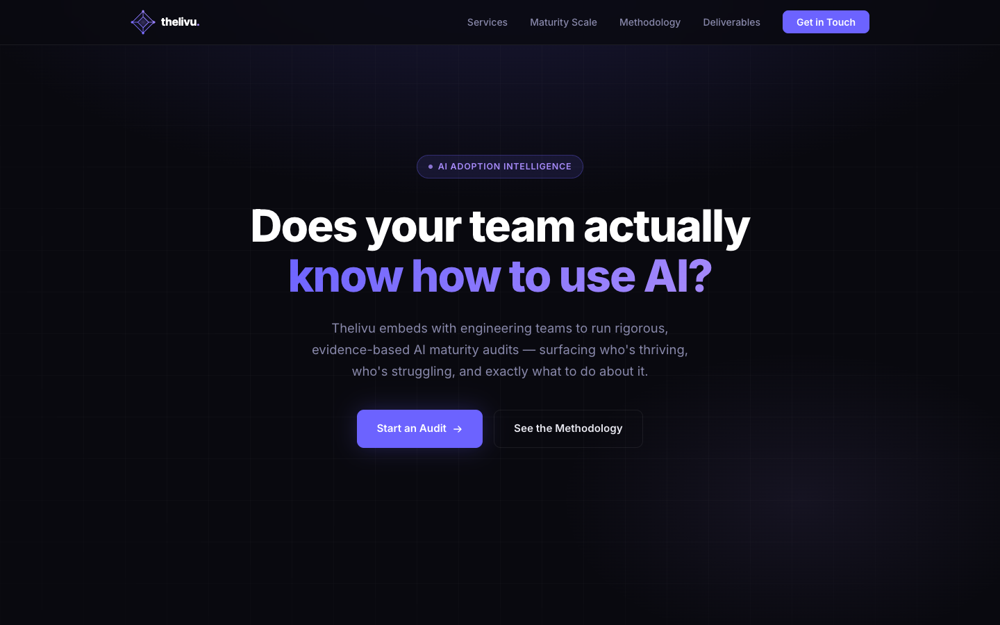 Thelivu homepage screenshot
