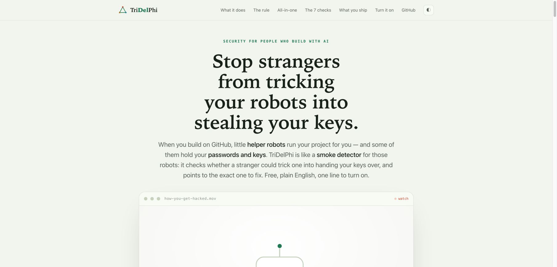 tridelphi.com 首页截图