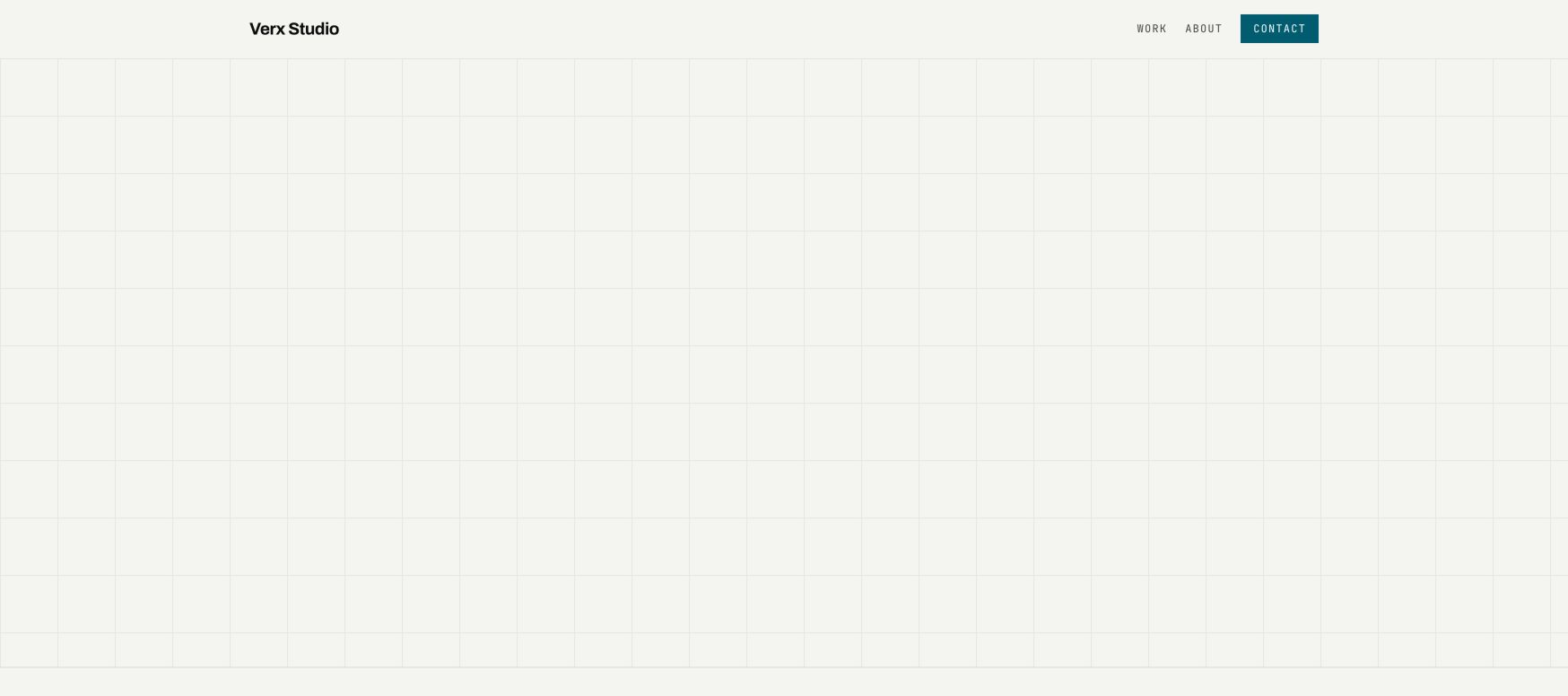Verx Studio 首页截图