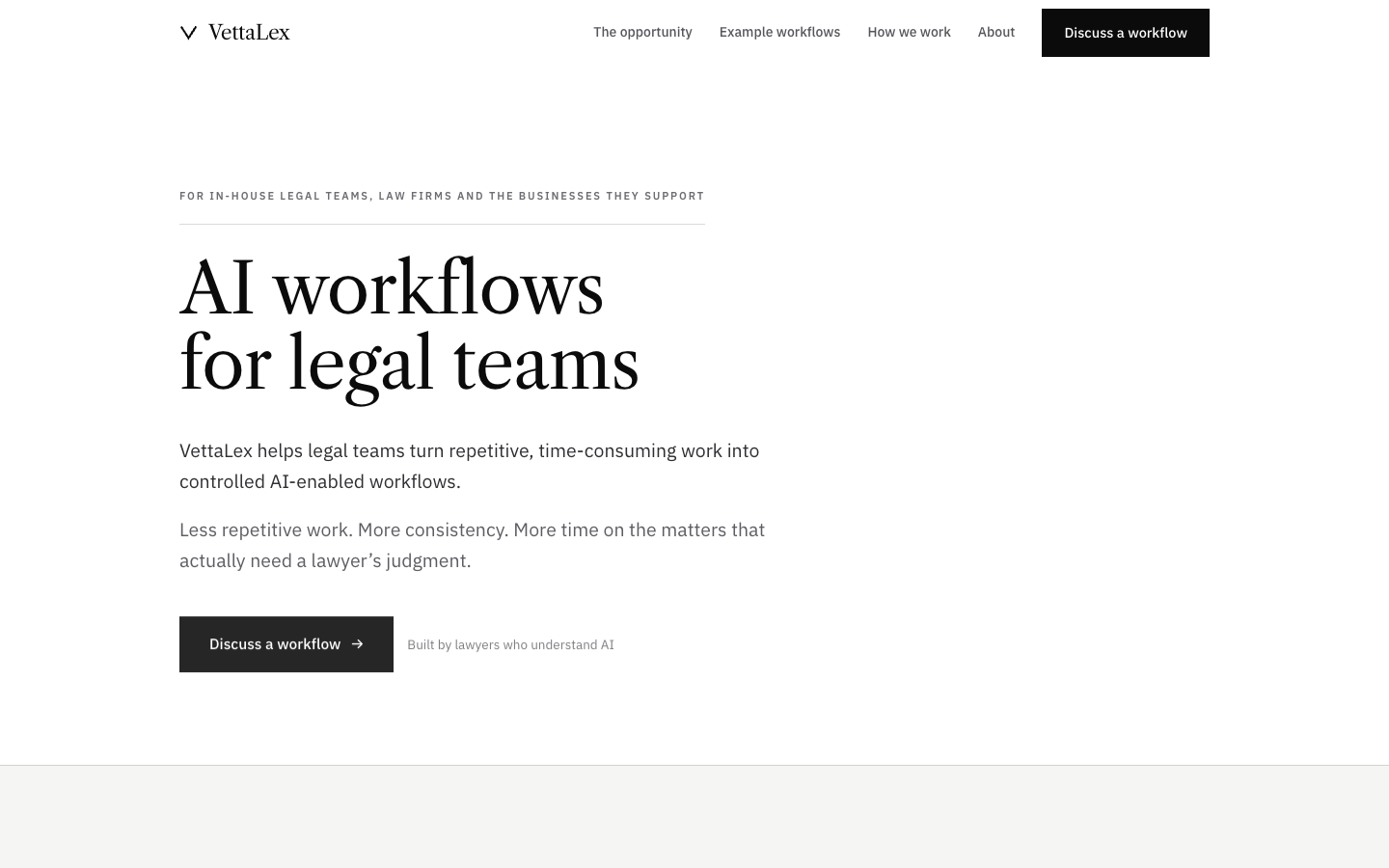 VettaLex landing_page