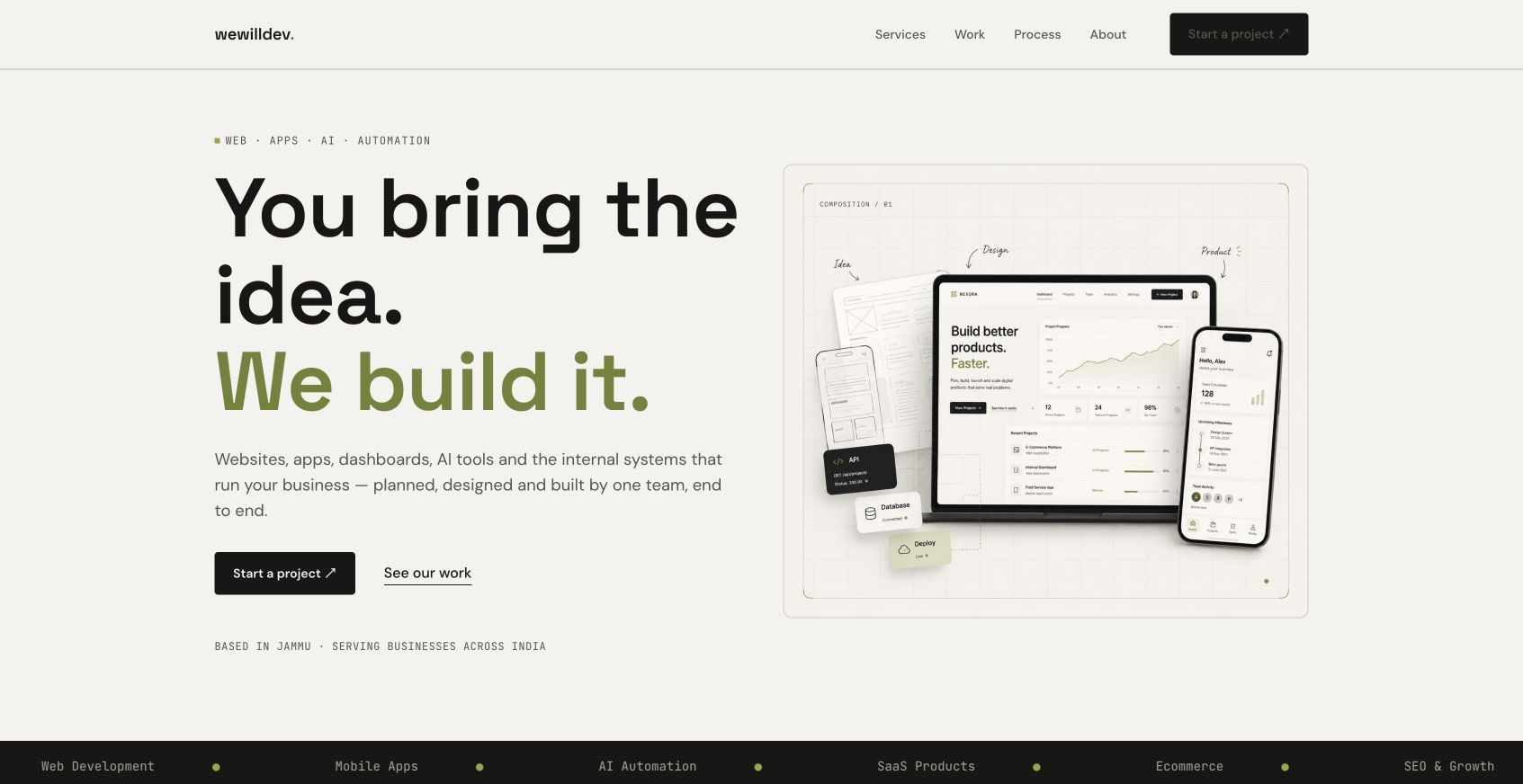 WeWillDev landing_page