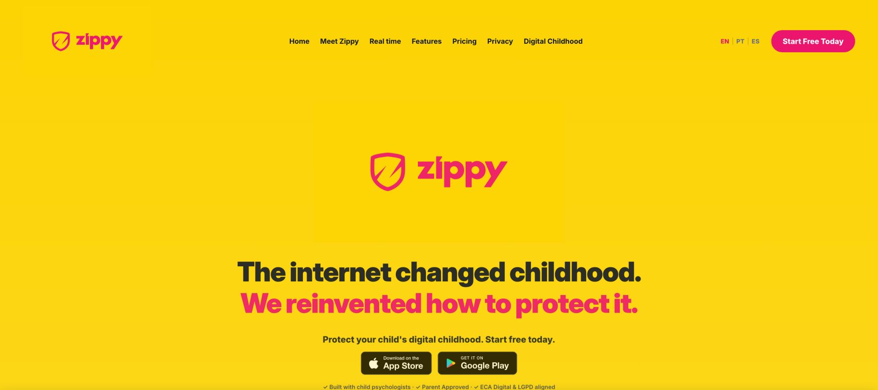 Zippy 首页截图
